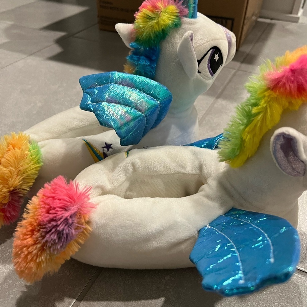 Unicorn slippers